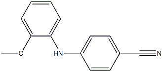 4-[(2-methoxyphenyl)amino]benzonitrile Struktur