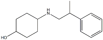 4-[(2-phenylpropyl)amino]cyclohexan-1-ol Struktur