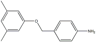 4-[(3,5-dimethylphenoxy)methyl]aniline Struktur