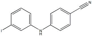 4-[(3-iodophenyl)amino]benzonitrile Struktur