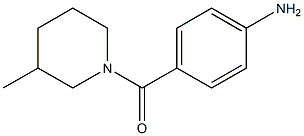 4-[(3-methylpiperidin-1-yl)carbonyl]aniline Struktur