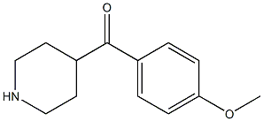 4-[(4-methoxyphenyl)carbonyl]piperidine Struktur