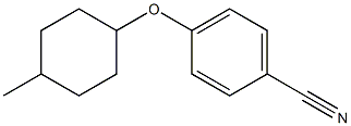 4-[(4-methylcyclohexyl)oxy]benzonitrile Struktur