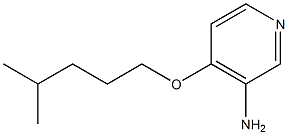 4-[(4-methylpentyl)oxy]pyridin-3-amine Struktur