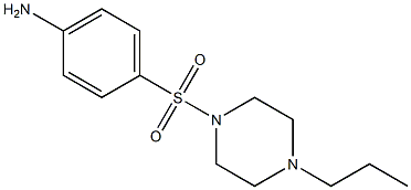 4-[(4-propylpiperazin-1-yl)sulfonyl]aniline Struktur