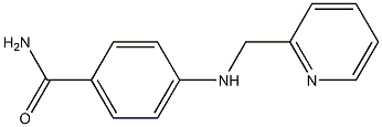 4-[(pyridin-2-ylmethyl)amino]benzamide Struktur