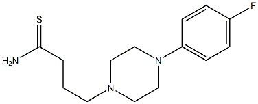 4-[4-(4-fluorophenyl)piperazin-1-yl]butanethioamide Struktur