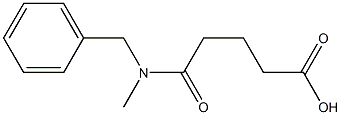 4-[benzyl(methyl)carbamoyl]butanoic acid Struktur