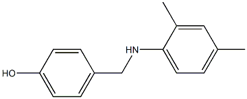 4-{[(2,4-dimethylphenyl)amino]methyl}phenol Struktur