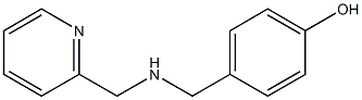 4-{[(pyridin-2-ylmethyl)amino]methyl}phenol Struktur