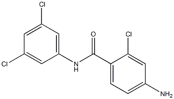 4-amino-2-chloro-N-(3,5-dichlorophenyl)benzamide Struktur