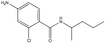 4-amino-2-chloro-N-(pentan-2-yl)benzamide Struktur