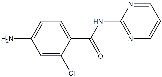 4-amino-2-chloro-N-pyrimidin-2-ylbenzamide Struktur