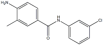 4-amino-N-(3-chlorophenyl)-3-methylbenzamide Struktur