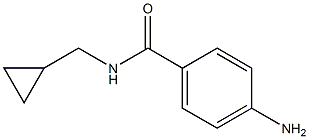 4-amino-N-(cyclopropylmethyl)benzamide Struktur