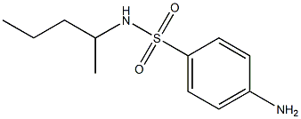 4-amino-N-(pentan-2-yl)benzene-1-sulfonamide Struktur