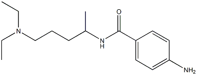 4-amino-N-[5-(diethylamino)pentan-2-yl]benzamide Struktur