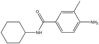 4-amino-N-cyclohexyl-3-methylbenzamide Struktur