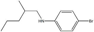 4-bromo-N-(2-methylpentyl)aniline Struktur