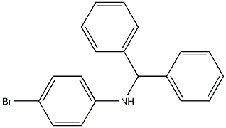 4-bromo-N-(diphenylmethyl)aniline Struktur