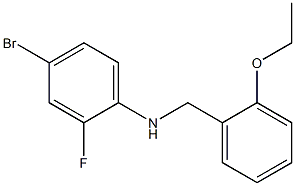 4-bromo-N-[(2-ethoxyphenyl)methyl]-2-fluoroaniline Struktur