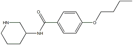 4-butoxy-N-piperidin-3-ylbenzamide Struktur