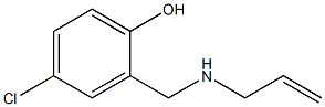 4-chloro-2-[(prop-2-en-1-ylamino)methyl]phenol Struktur