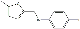 4-iodo-N-[(5-methylfuran-2-yl)methyl]aniline Struktur