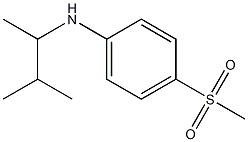 4-methanesulfonyl-N-(3-methylbutan-2-yl)aniline Struktur