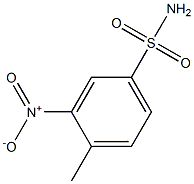 4-methyl-3-nitrobenzene-1-sulfonamide Struktur