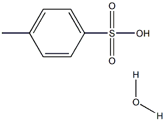 4-methylbenzene-1-sulfonic acid hydrate Struktur