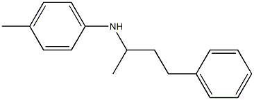 4-methyl-N-(4-phenylbutan-2-yl)aniline Struktur