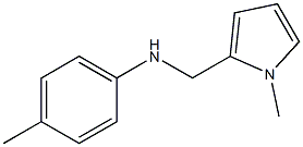 4-methyl-N-[(1-methyl-1H-pyrrol-2-yl)methyl]aniline Struktur