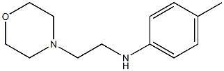 4-methyl-N-[2-(morpholin-4-yl)ethyl]aniline Struktur