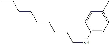 4-methyl-N-nonylaniline Struktur