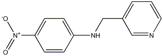 4-nitro-N-(pyridin-3-ylmethyl)aniline Struktur