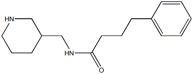 4-phenyl-N-(piperidin-3-ylmethyl)butanamide Struktur