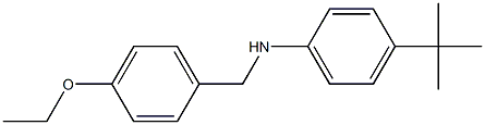 4-tert-butyl-N-[(4-ethoxyphenyl)methyl]aniline Struktur