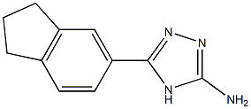 5-(2,3-dihydro-1H-inden-5-yl)-4H-1,2,4-triazol-3-amine Struktur