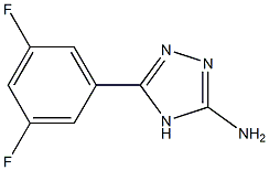 5-(3,5-difluorophenyl)-4H-1,2,4-triazol-3-amine Struktur