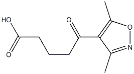 5-(3,5-dimethyl-1,2-oxazol-4-yl)-5-oxopentanoic acid Structure