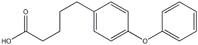 5-(4-phenoxyphenyl)pentanoic acid Struktur