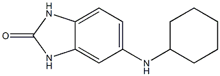 5-(cyclohexylamino)-2,3-dihydro-1H-1,3-benzodiazol-2-one Struktur