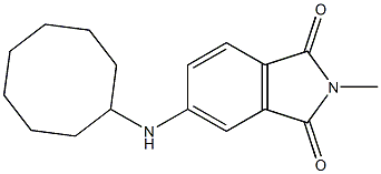 5-(cyclooctylamino)-2-methyl-2,3-dihydro-1H-isoindole-1,3-dione Struktur