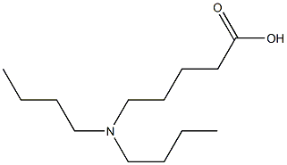 5-(dibutylamino)pentanoic acid Struktur