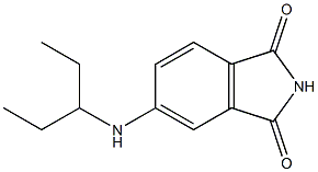 5-(pentan-3-ylamino)-2,3-dihydro-1H-isoindole-1,3-dione Struktur