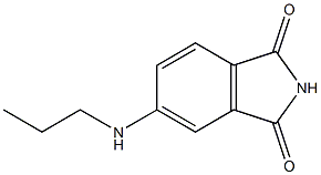 5-(propylamino)-2,3-dihydro-1H-isoindole-1,3-dione Struktur