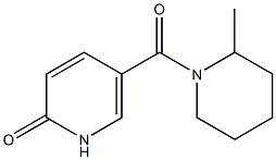 5-[(2-methylpiperidin-1-yl)carbonyl]-1,2-dihydropyridin-2-one Struktur