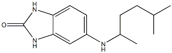 5-[(5-methylhexan-2-yl)amino]-2,3-dihydro-1H-1,3-benzodiazol-2-one Struktur