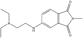 5-{[2-(diethylamino)ethyl]amino}-2-methyl-2,3-dihydro-1H-isoindole-1,3-dione Struktur